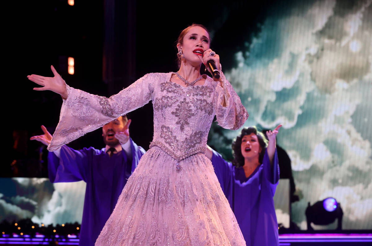 Jaclyn McSpadden during a preview of "This Is Christmas" at Palazzo Theater in Las Ve ...