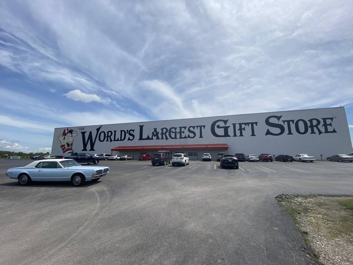 Review-Journal columnist John Katsilometes' 1967 Mercury Cougar is shown at the World's Largest ...