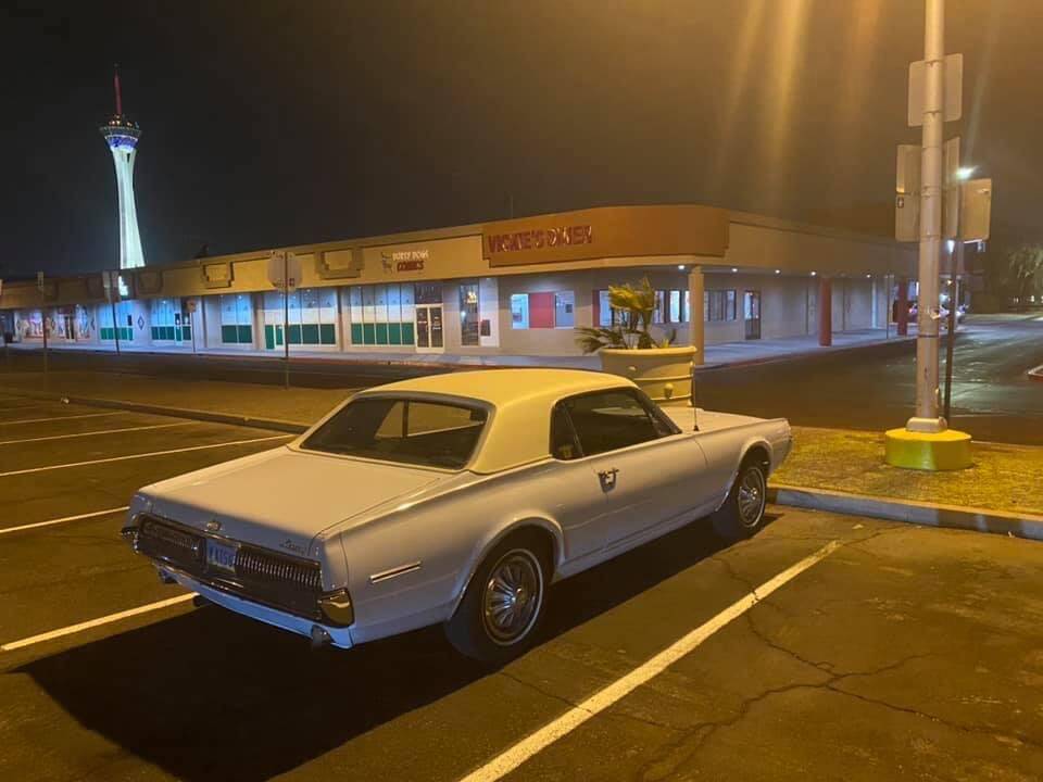 The 1967 Mercury Cougar owned by Review-Journal columnist John Katsilometes is shown outside Th ...
