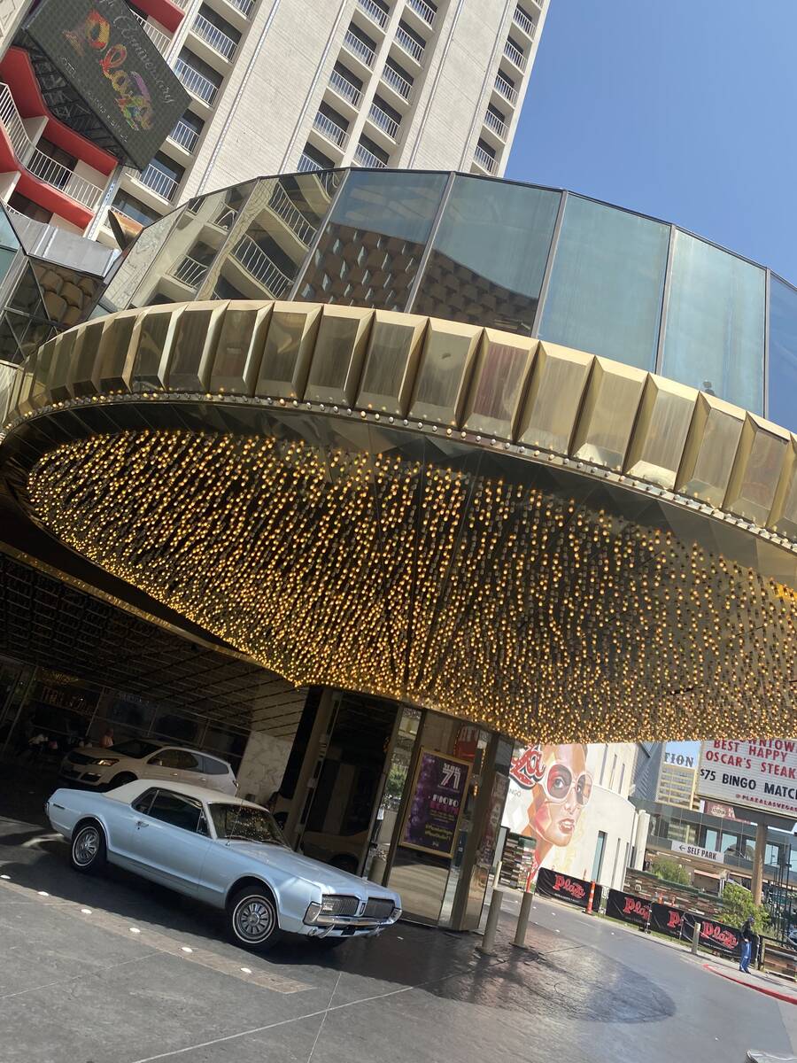 The 1967 Mercury Cougar owned by Review-Journal columnist John Katsilometes is shown at the por ...