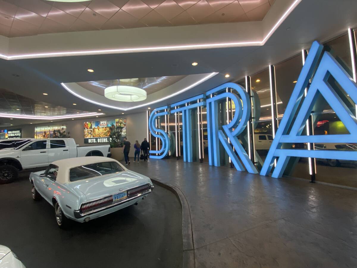 The 1967 Mercury Cougar owned by Review-Journal columnist John Katsilometes is shown at The Str ...