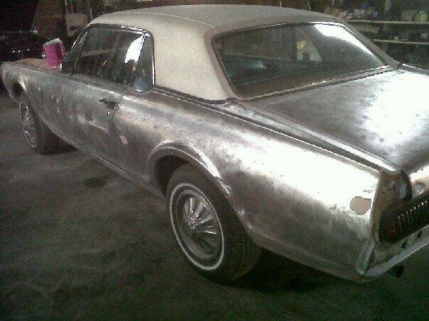 The stripped-down 1967 Mercury Cougar owned by Review-Journal columnist John Katsilometes is sh ...