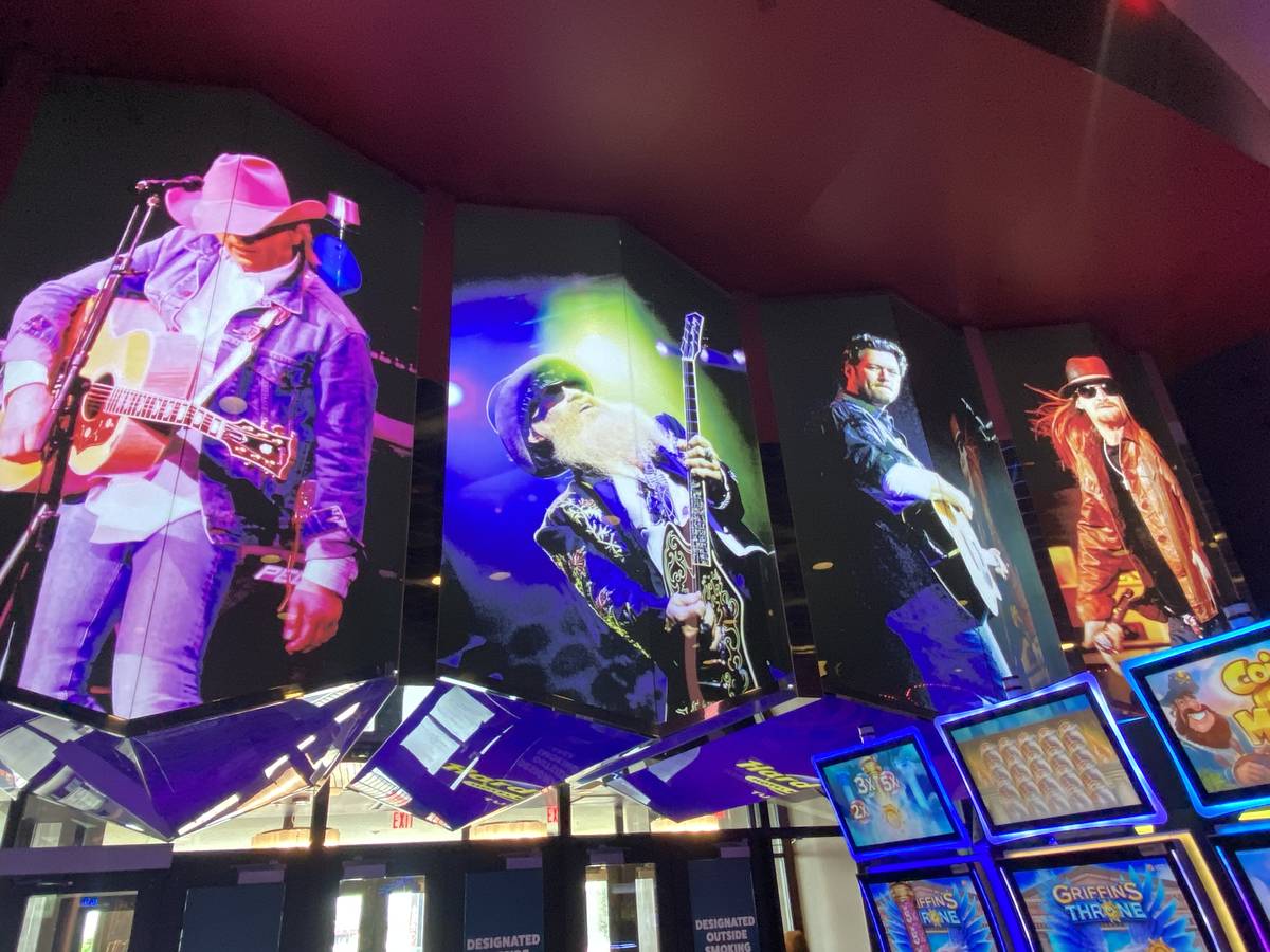 A lineup of superstars, from left, Garth Brooks, Billy F. Gibbons, Blake Shelton and Kid Rock i ...