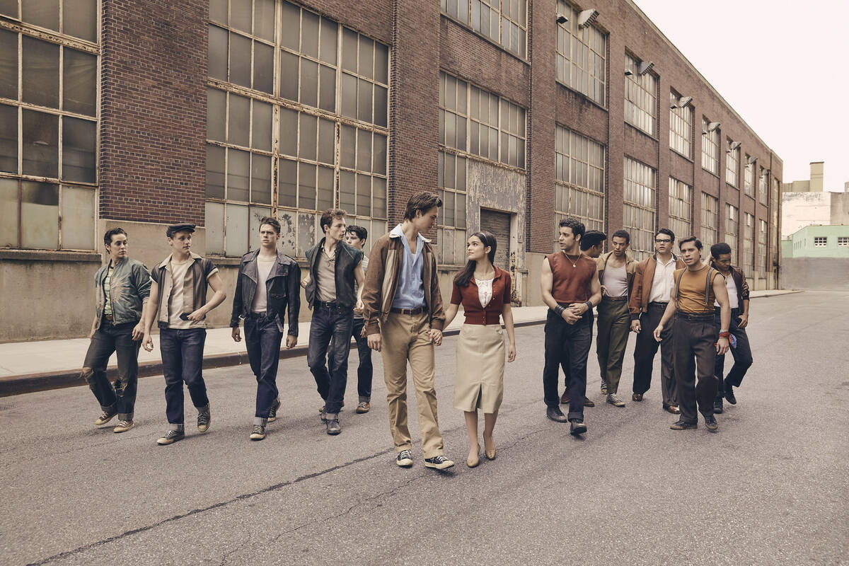 "West Side Story" from left, Anybodys (Ezra Menas), Mouthpiece (Ben Cook), Action (Sean Harriso ...