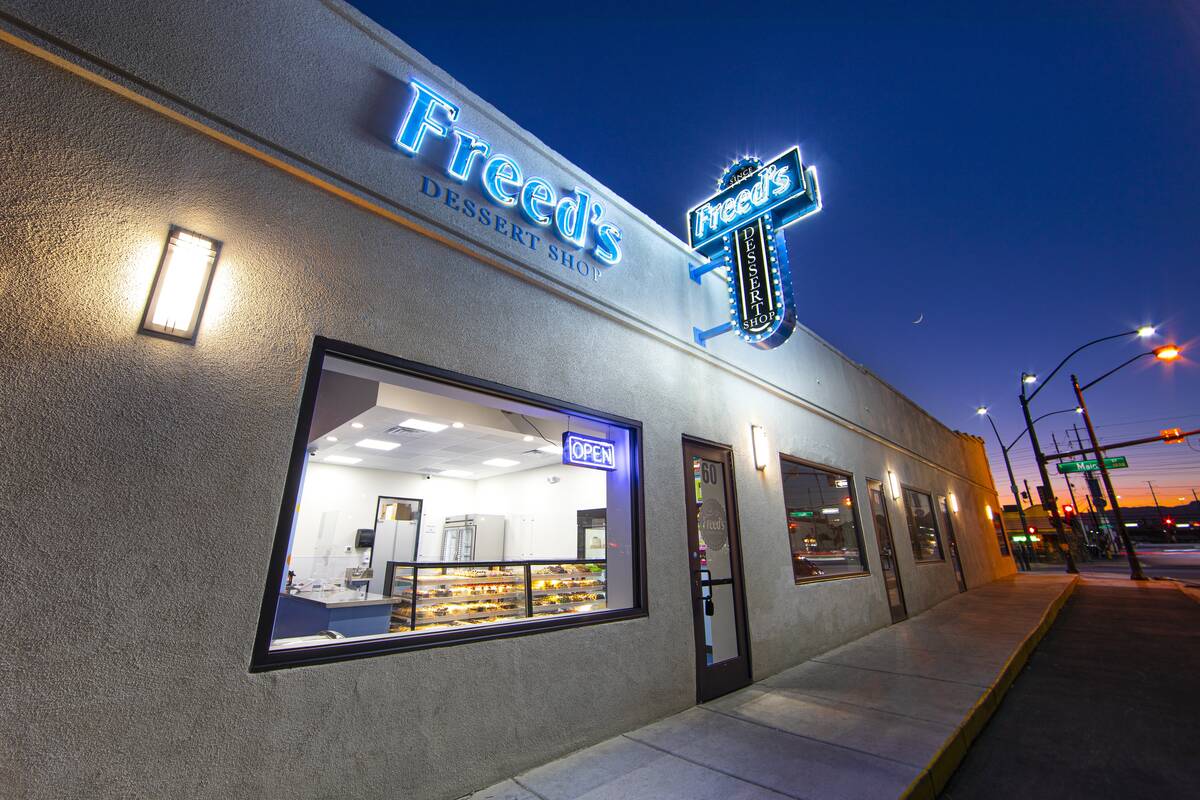 Freed's Dessert Shop in downtown Las Vegas. (Chris Wessling)