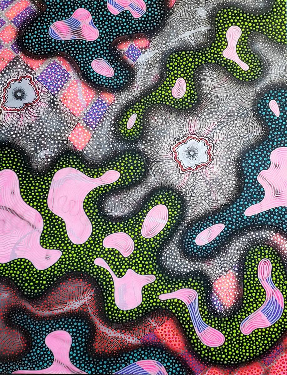 "Dance of the Biomorphs," by Nancy Good. From the ""Over & Over & Over" exhibit. (Nancy Good)