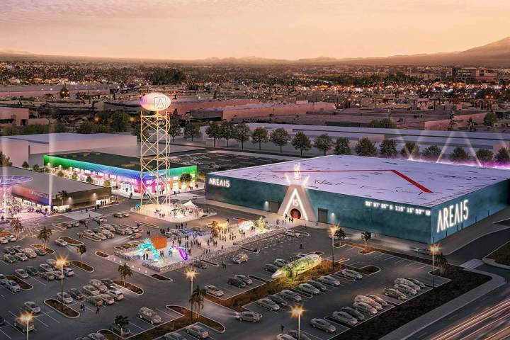 The Playa Playground event will take over several spots inside and outside the AREA15 complex, ...