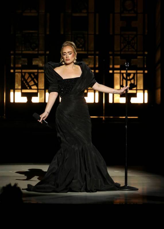 Adele performs at the Griffith Observatory in Los Angeles. (Cliff Lipson/CBS)