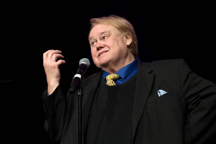 Comedian Louie Anderson performs at the Rampart Casino in March 2018 in Las Vegas. (Sam Morris/ ...
