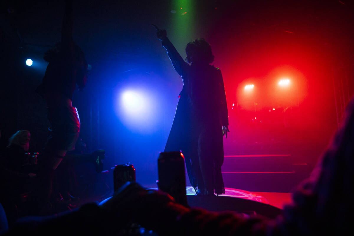 Caitlin Ary, center, performs during the opening night of “The Craft: an Unauthorized Mu ...