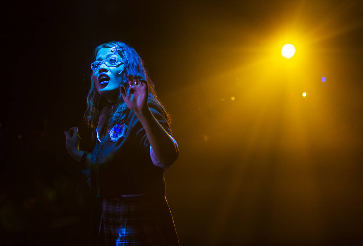 Jenelle Catherina performs during the opening night of “The Craft: an Unauthorized Music ...
