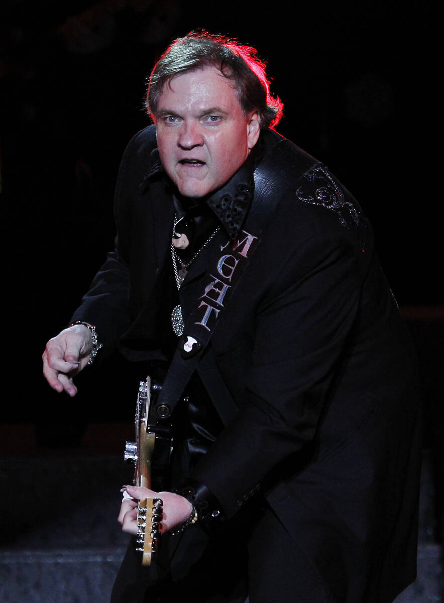 Meat Loaf performs at Planet Hollywood in Las Vegas on Oct. 3, 2013. (Las Vegas Review-Journal)