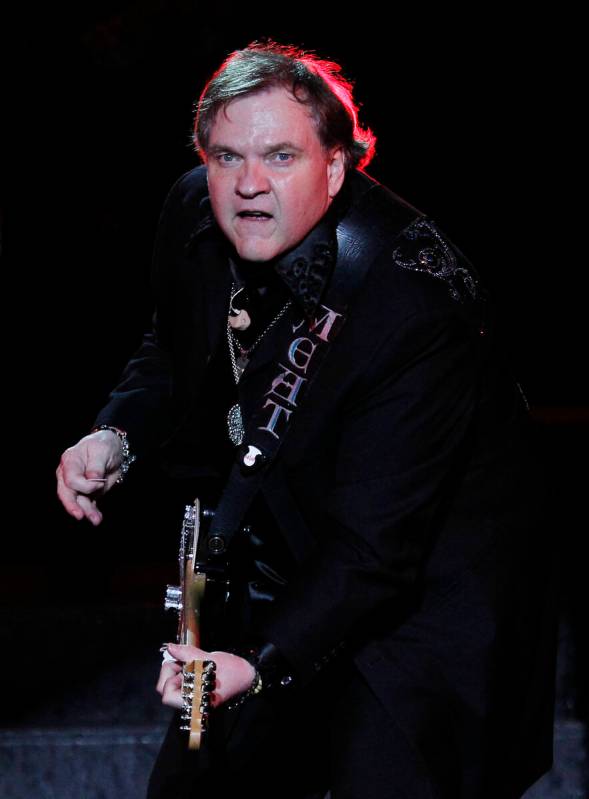 Meat Loaf performs at Planet Hollywood in Las Vegas on Oct. 3, 2013. (Las Vegas Review-Journal)