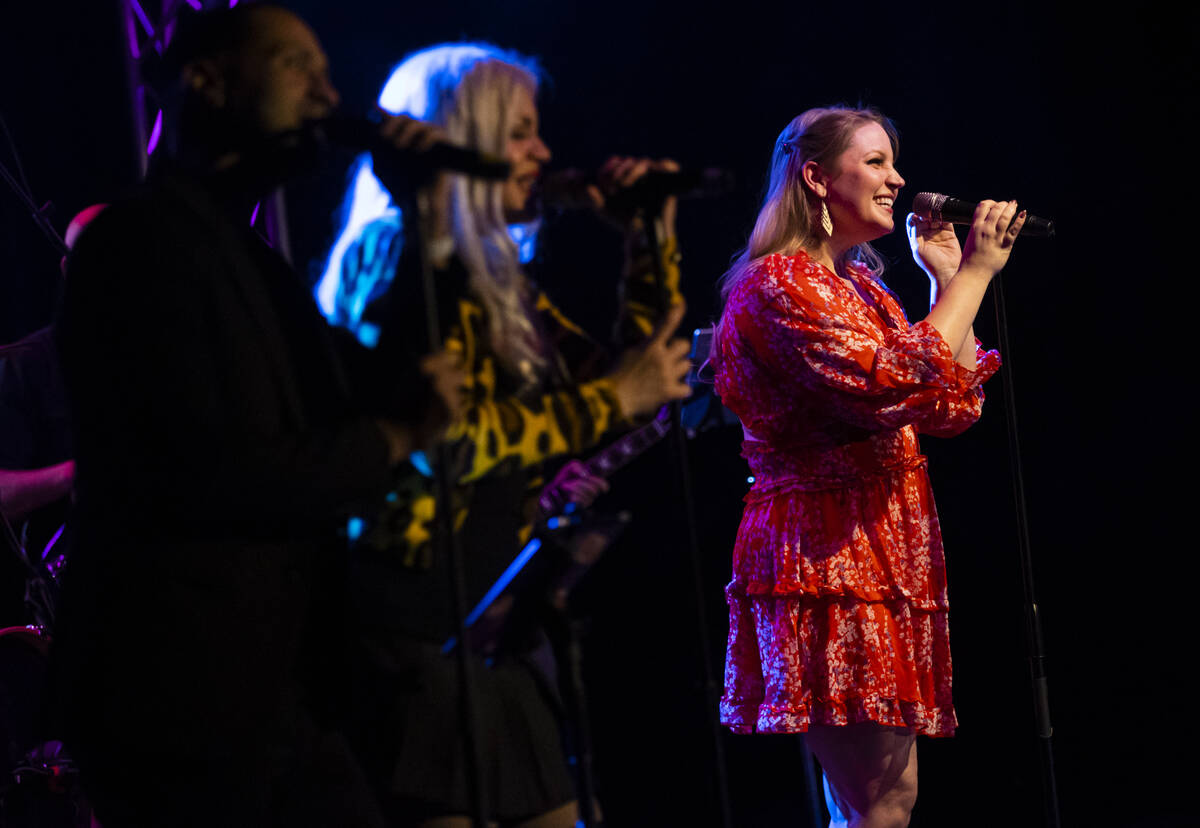 Erin Baltsar performs during a "Monday's Dark" show celebrating Britney Spears at The ...