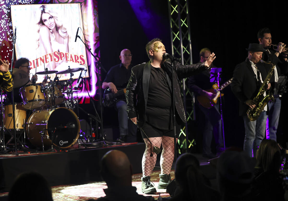 Jon Morgan performs during a "Monday's Dark" show celebrating Britney Spears at The S ...