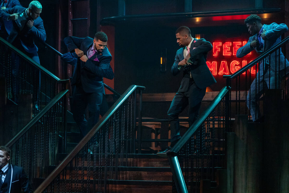Nate Bryan and Johnny Dutch are show in the HBO Max series "Finding Magic Mike," which was reco ...