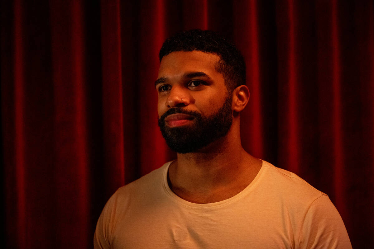 Nate Bryan is show in the HBO Max series "Finding Magic Mike," which was recorded at Sahara Las ...
