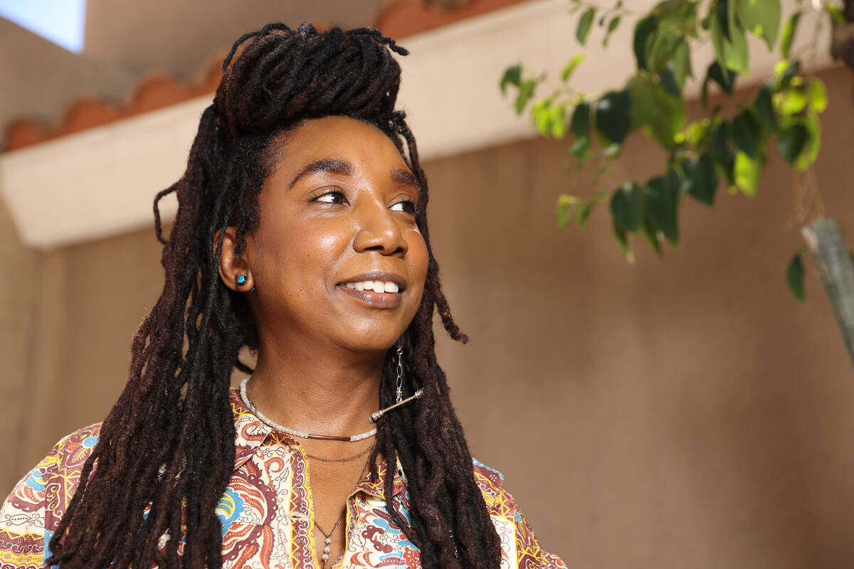 Erica Vital-Lazare, a college professor and artist. (Erik Verduzco / Las Vegas Review-Journal) ...