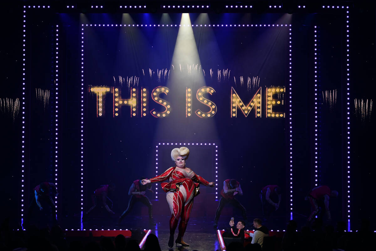 Drag queen Eureka O'Hara performs at RuPaul's Drag Race Live! at Flamingo Las Vegas on February ...