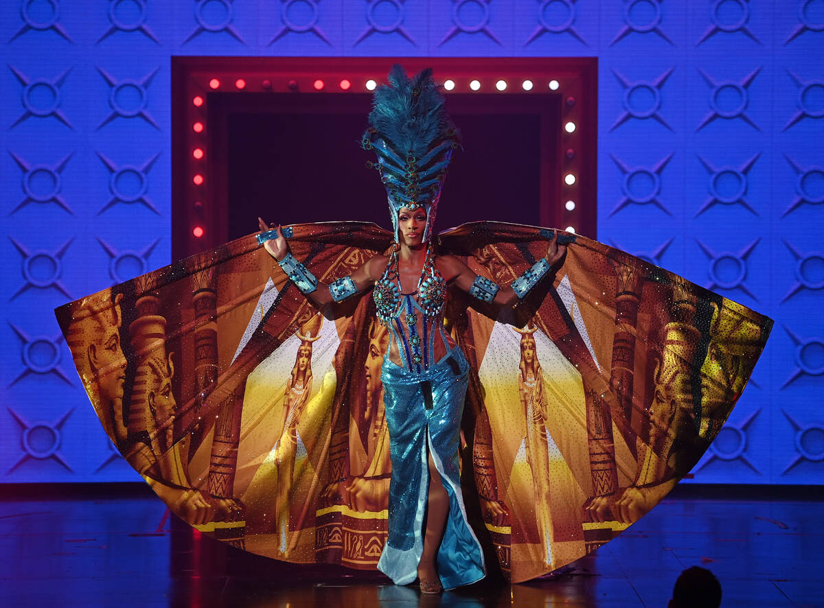 Drag queen Jaida Essence Hall performs at RuPaul's Drag Race Live! at Flamingo Las Vegas on Feb ...