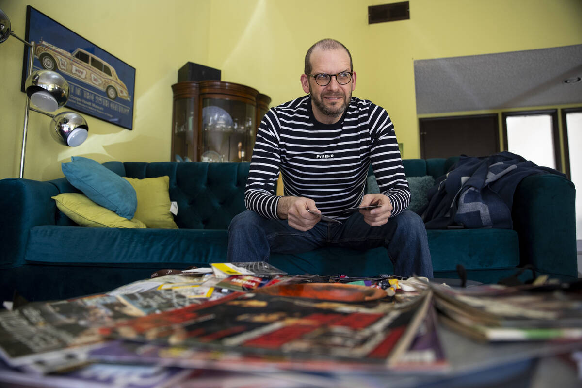 Eric Gladstone, former music journalist and author of the recently published book, "Anythi ...