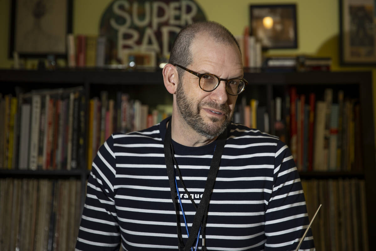 Eric Gladstone, former music journalist and author of the recently published book, "Anythi ...