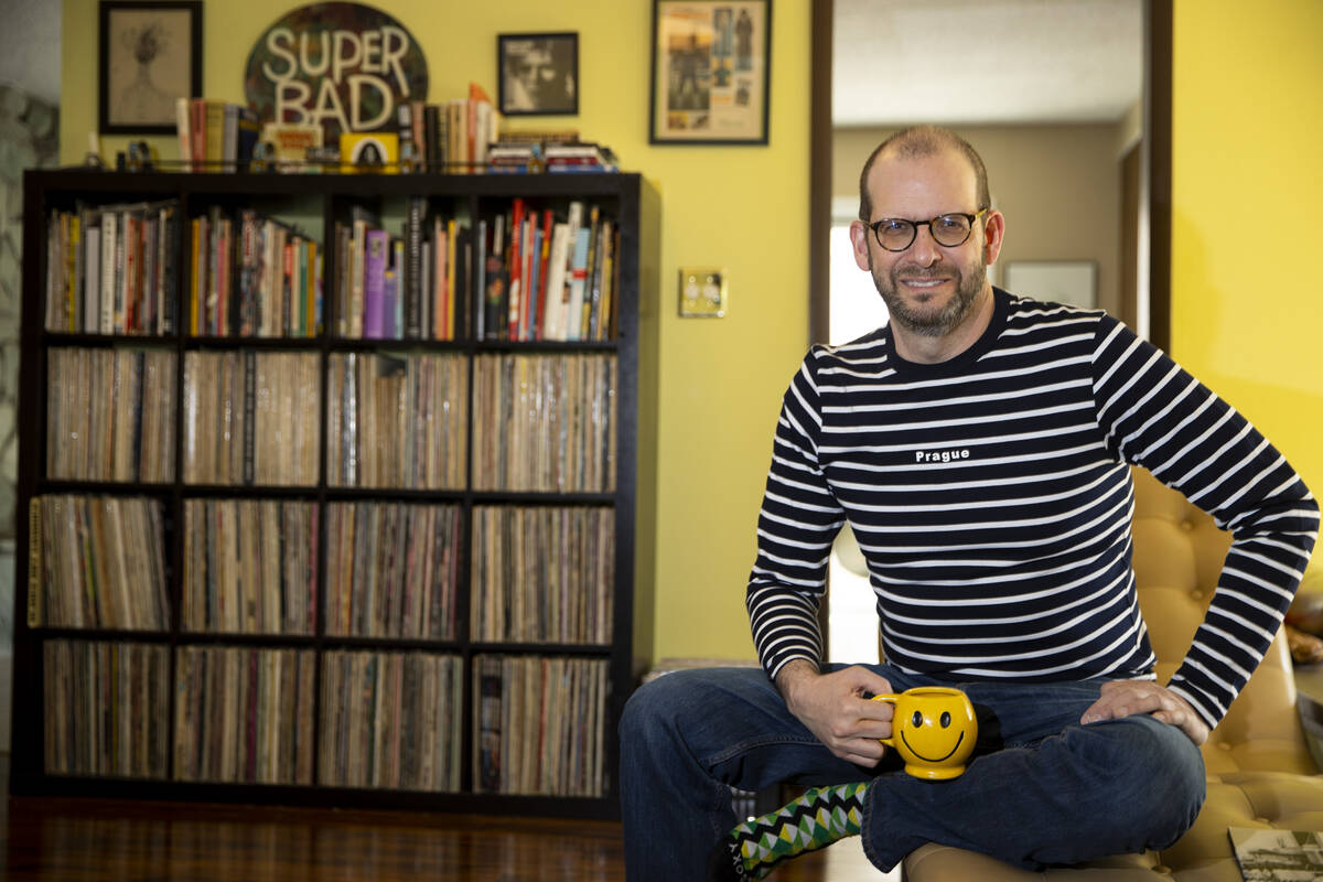 Eric Gladstone, former music journalist and author of the recently published book, "Anythi ...