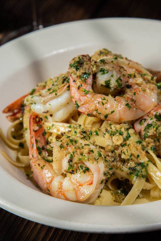 Shrimp scampi at Lawry’s The Prime Rib. ( Lawry’s The Prime Rib)