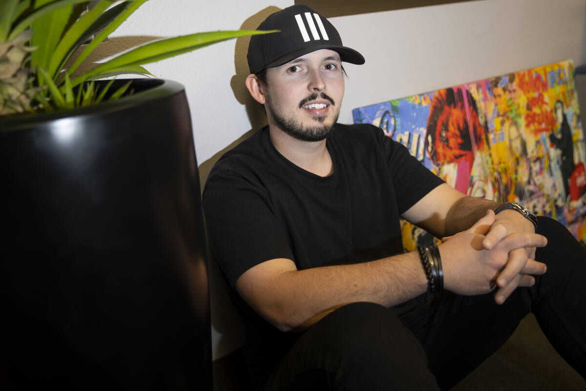 Griffin Haddrill, co-founder and CEO of VRTCL, a marketing a content agency, poses for a portra ...