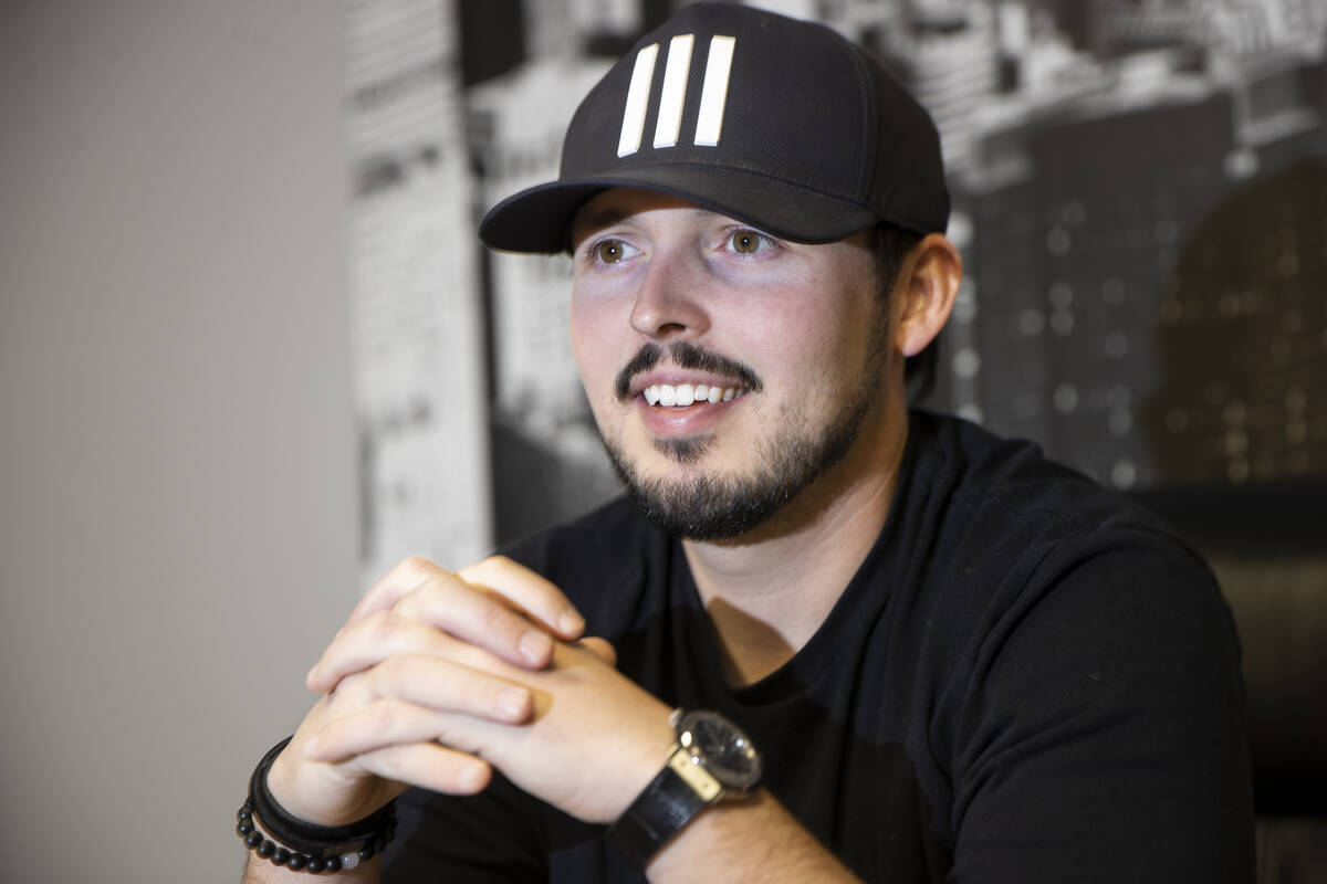 Griffin Haddrill, co-founder and CEO of VRTCL, a marketing a content agency, poses for a portra ...