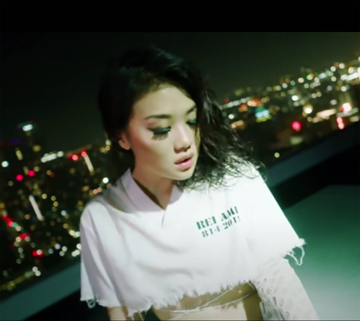 Rei Ami in a music video from her YouTube account.