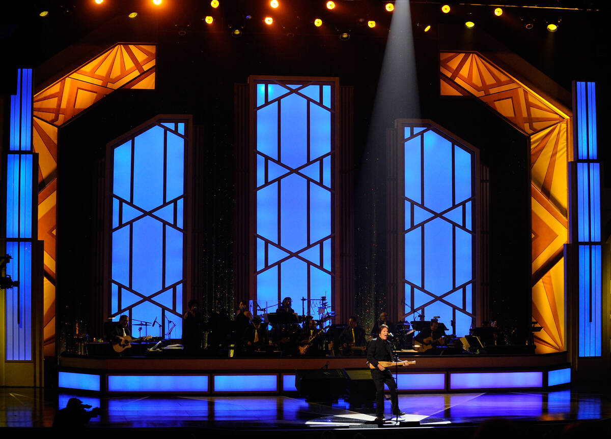 Singer John Fogerty performs during the opening night of The Smith Center for the Performing Ar ...