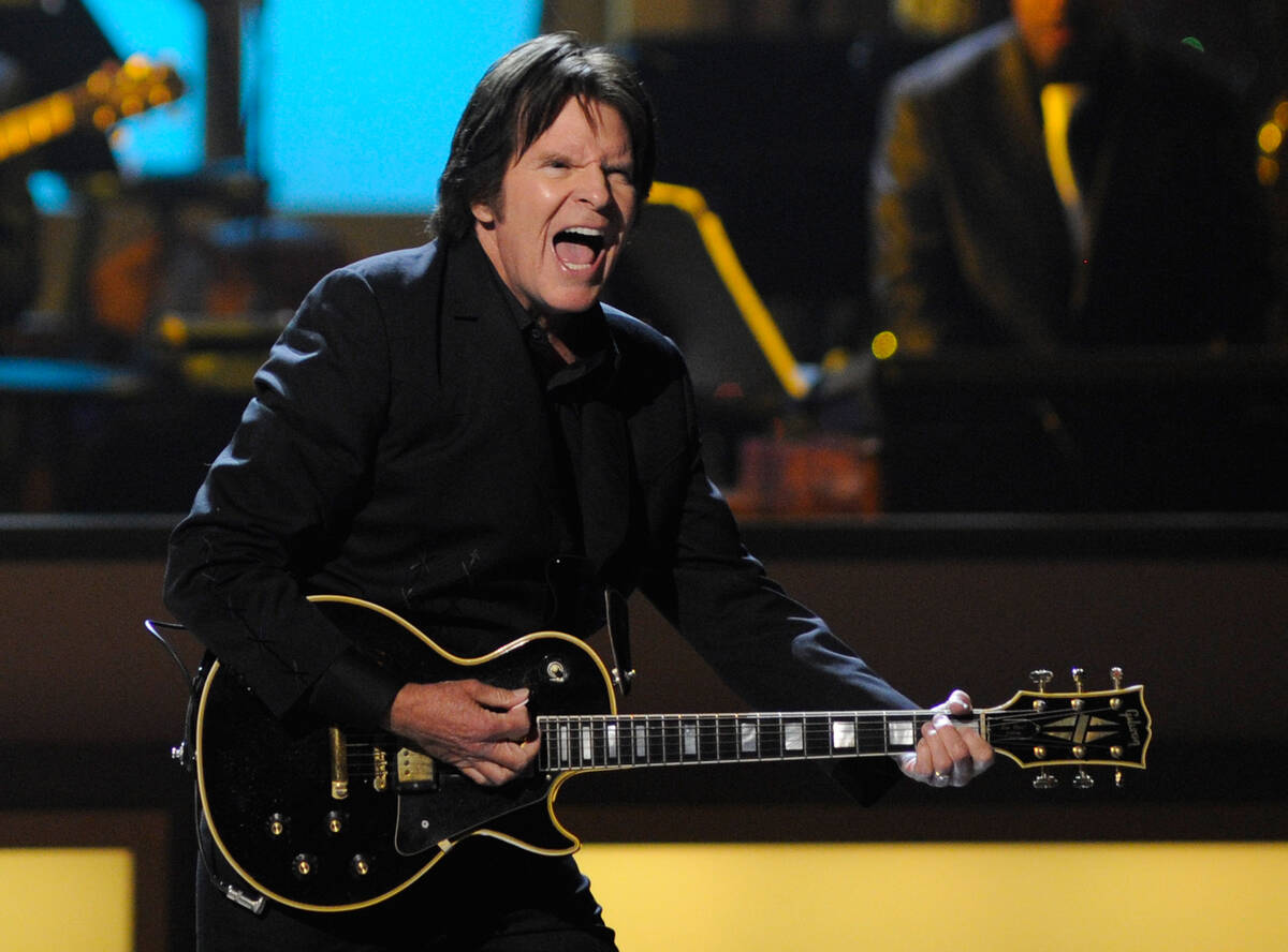 DAVID BECKER/LAS VEGAS REVIEW-JOURNAL Singer John Fogerty performs during the opening night of ...