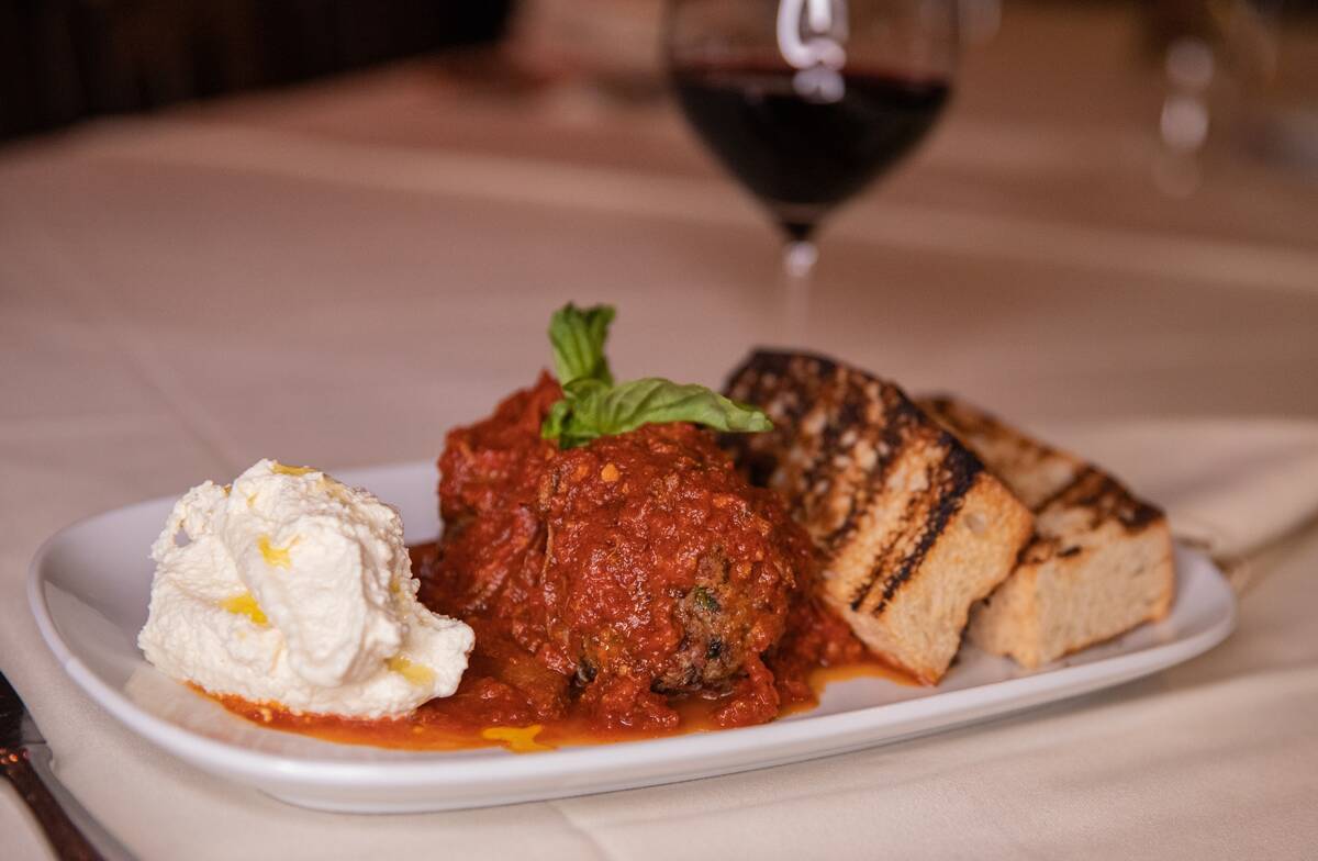Signature meatball dish at Piero's Italian Cuisine (Piero's)