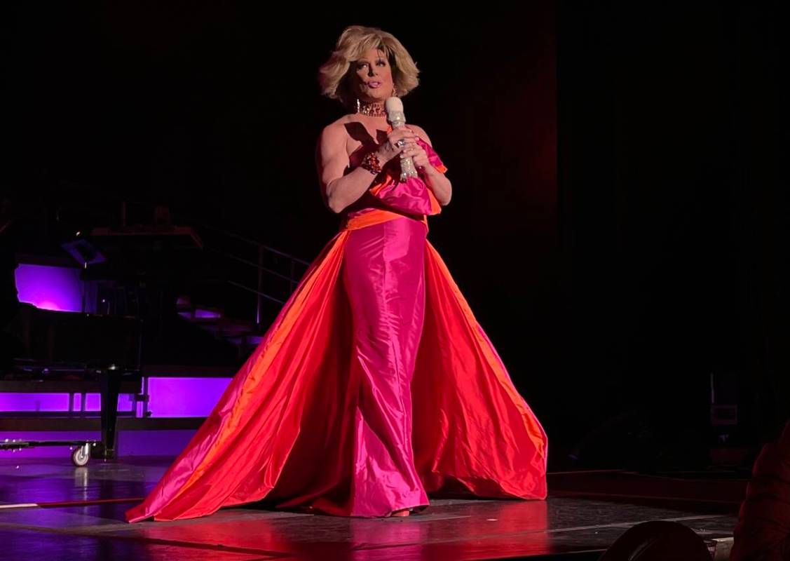 Frank Marino, as the late Joan Rivers, performs his final show in "Legends in Concert" at Tropi ...