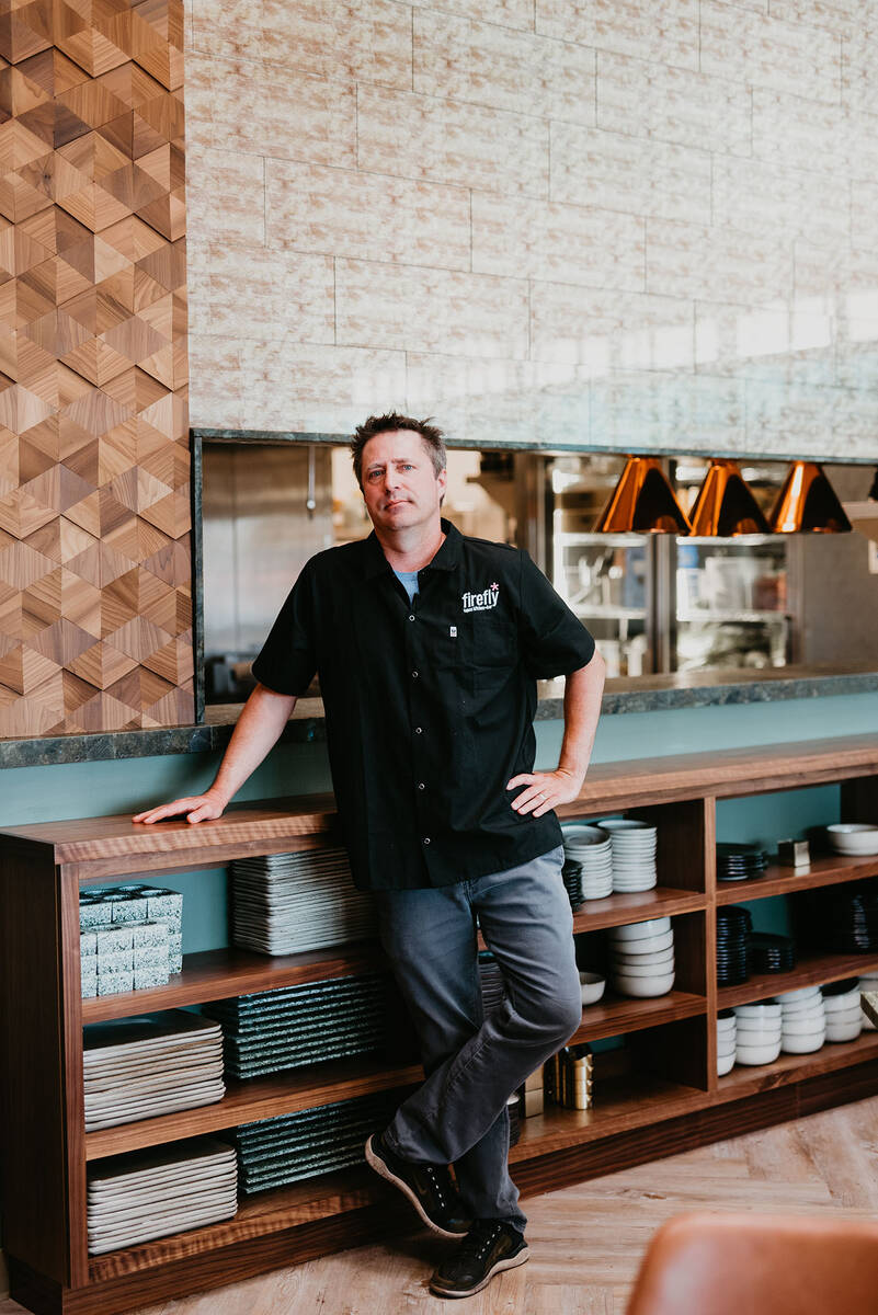 John Simmons, chef-owner of the Firefly tapas restaurants, with a third location planned for 20 ...