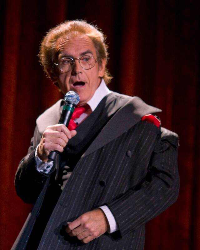 Bill Acosta, "The Man of 1,001 Voices, headlined at two Strip hotels, Luxor and Flamingo, in th ...