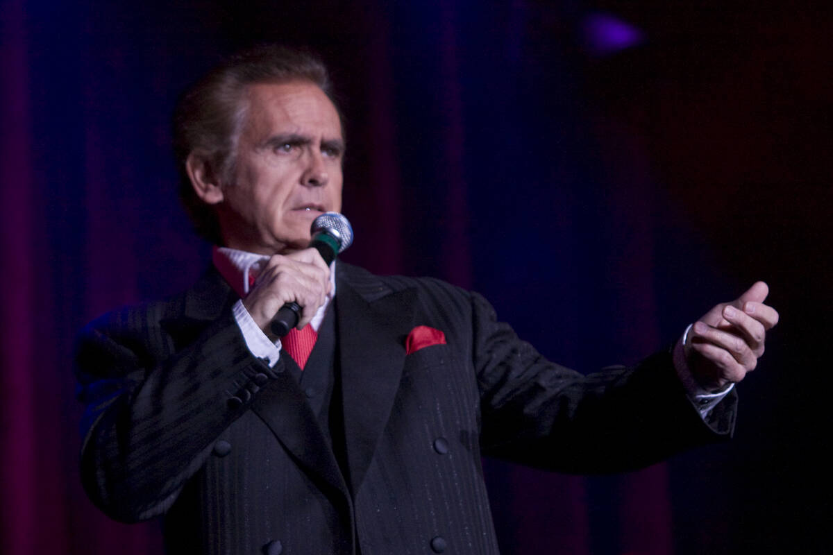 Bill Acosta, "The Man of 1,001 Voices, headlined at two Strip hotels, Luxor and Flamingo, in th ...