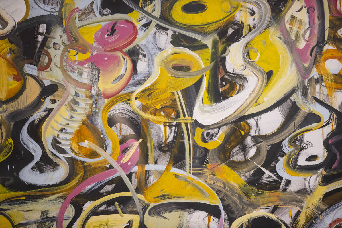 Tomas Esson’s “Quimera” is seen at the Bellagio in Las Vegas. (Erik Verduzco / Las Vegas ...