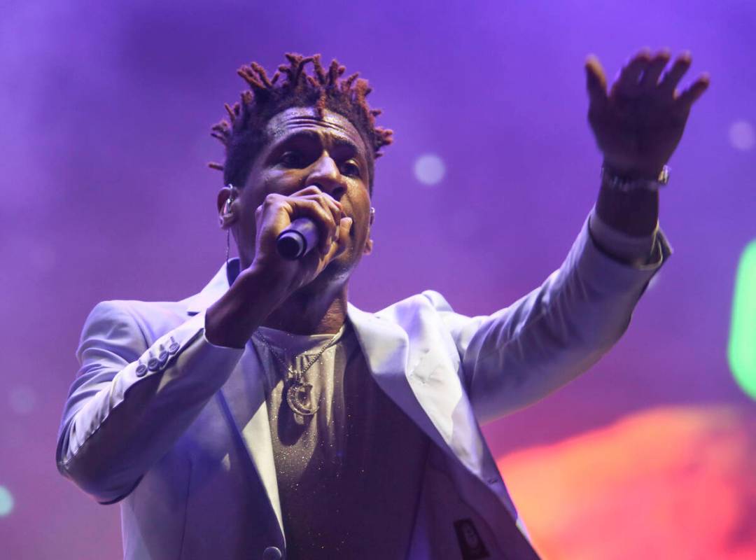 Jon Batiste performs at the Austin City Limits Music Festival Oct. 10, 2021, in Austin, Texas. ...