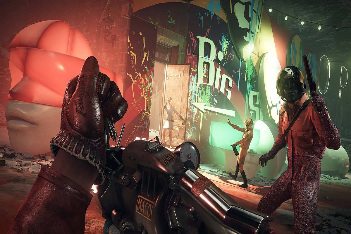Deathloop is nominated for multiple BAFTA Games Awards, including for Best Music. (Bethesda)