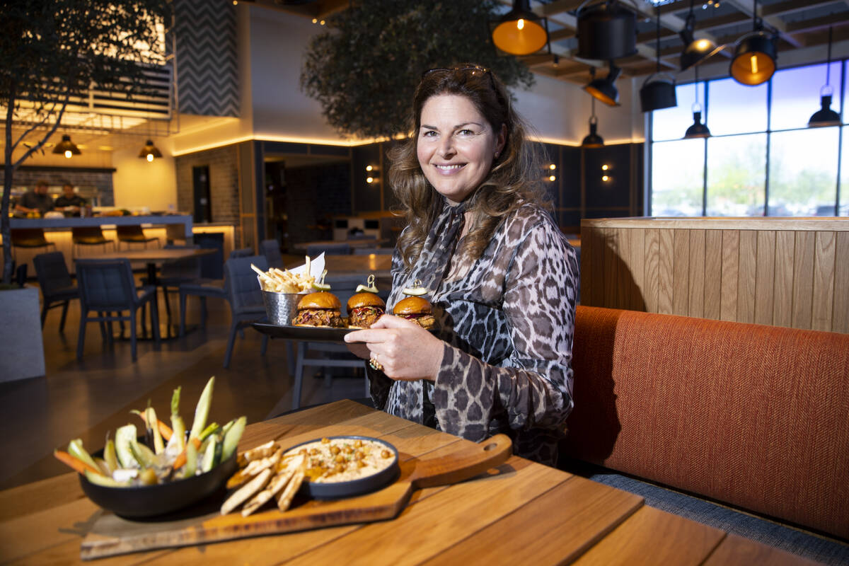 Elizabeth Blau, CEO of Blau & Associates, poses for a portrait at Lumin Cafe, inside of the ...