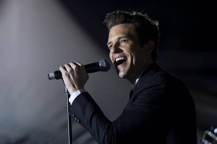 Brandon Flowers, frontman for The Killers and a Las Vegas native. (Benjamin Hager/Las Vegas Rev ...