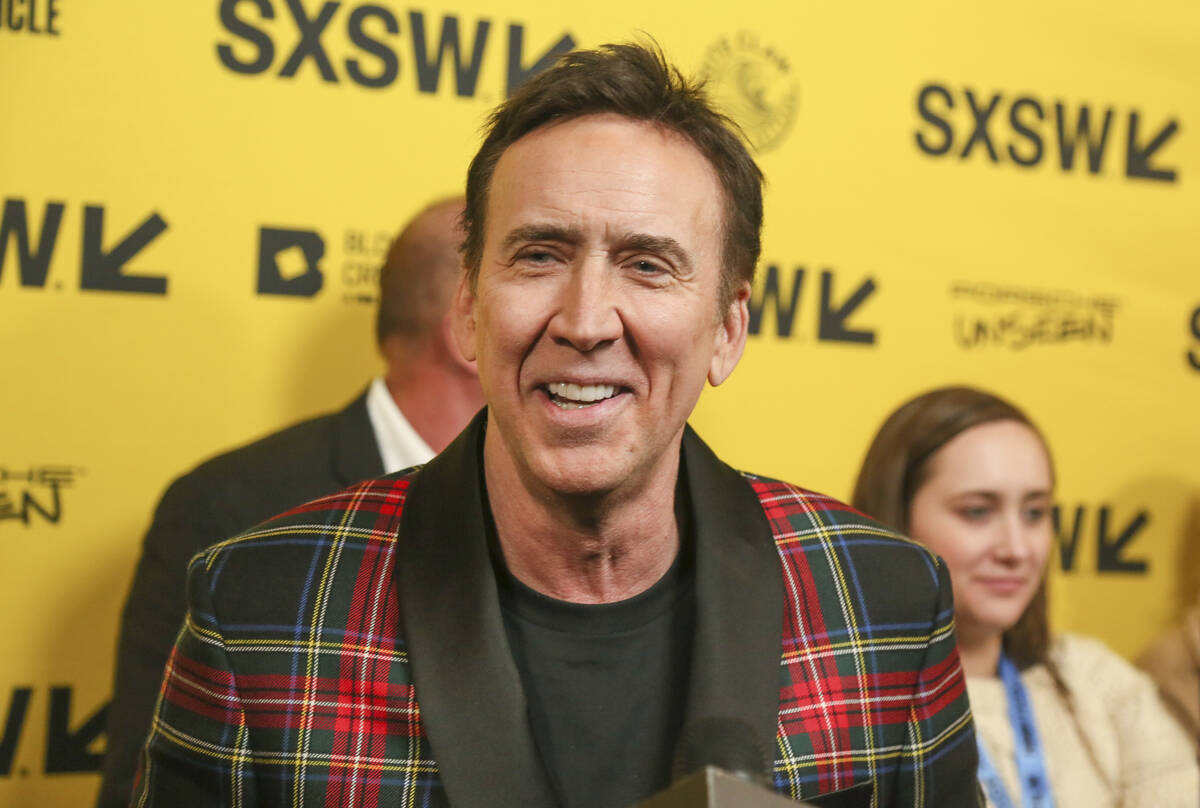 Nicolas Cage arrives for the world premiere of "The Unbearable Weight of Massive Talent&qu ...