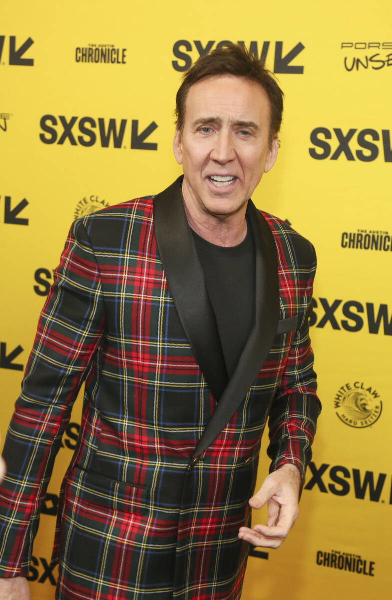Nicolas Cage arrives for the world premiere of "The Unbearable Weight of Massive Talent&qu ...