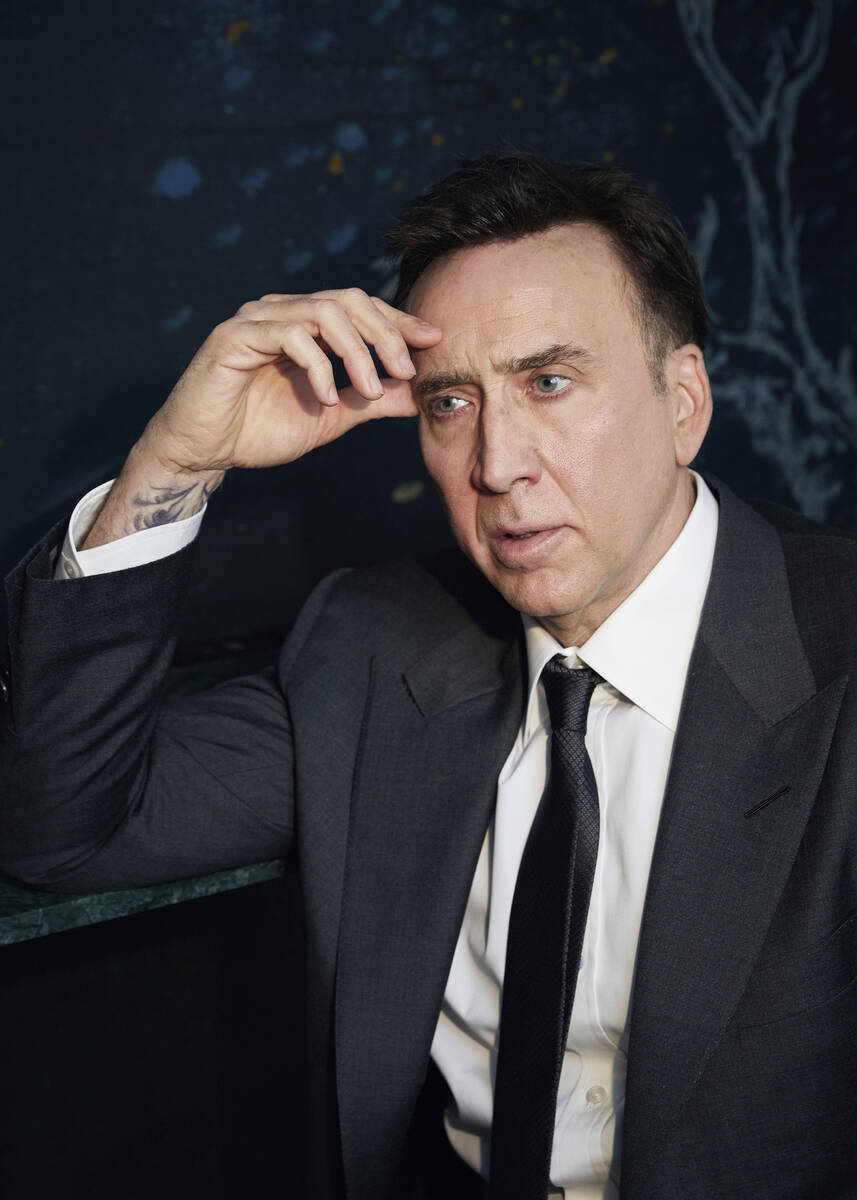 Nicolas Cage poses for a portrait to promote "The Unbearable Weight of Massive Talent&quot ...