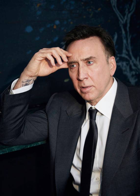 Nicolas Cage poses for a portrait to promote "The Unbearable Weight of Massive Talent&quot ...