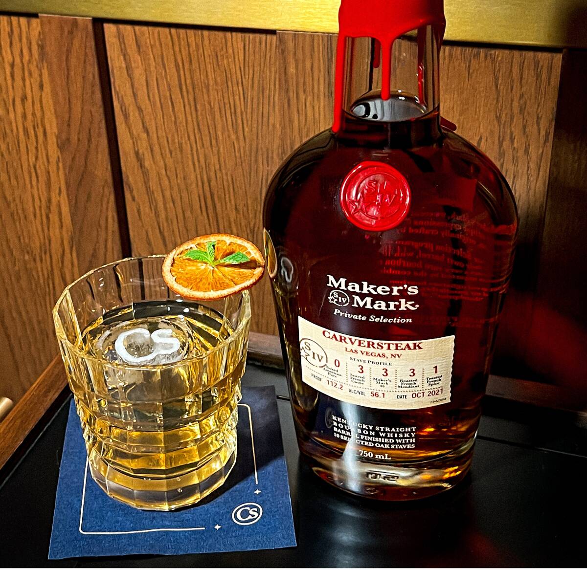 Francesco Lanfranconi, the famed mixologist, created the Kentucky Swagger for Carversteak in Re ...