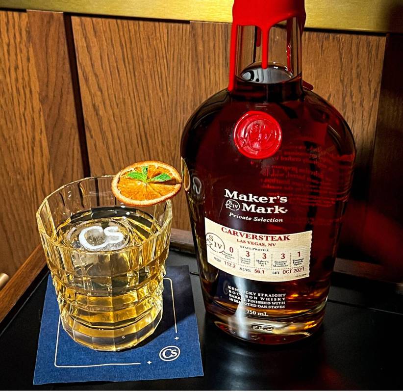 Francesco Lanfranconi, the famed mixologist, created the Kentucky Swagger for Carversteak in Re ...