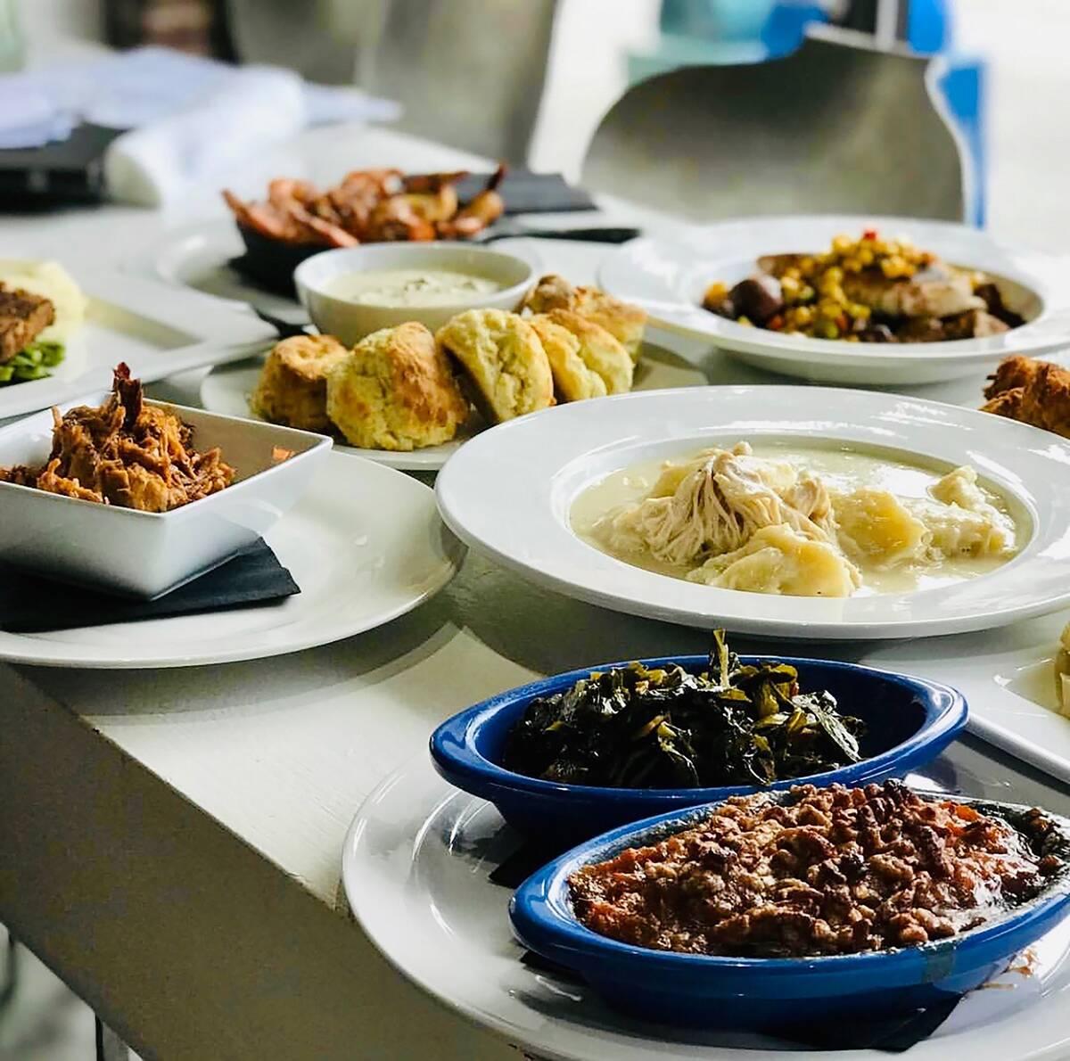 An array of dishes from Nellie's. (Nellie's Southern Kitchen)